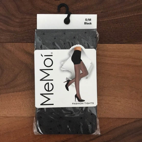 NWT black polka dot fashion tights - Picture 6 of 6